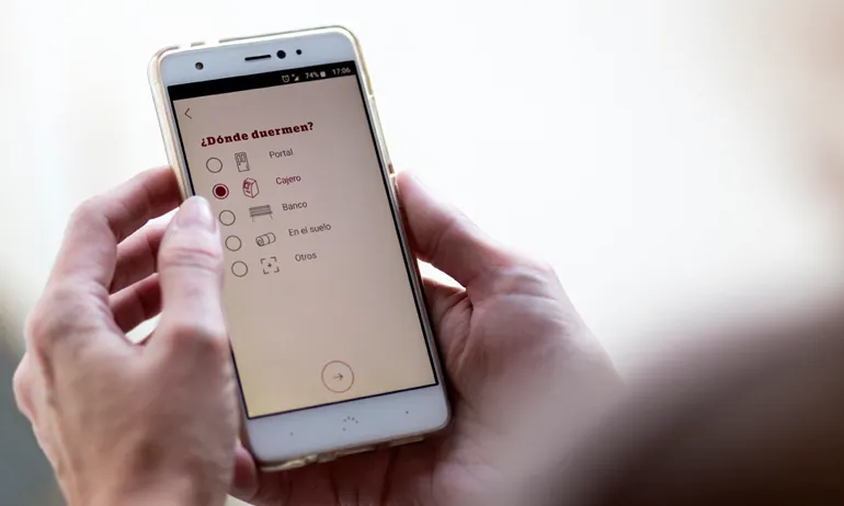 'Arrels Localitzador', l'app per ajudar a les persones sense llar.