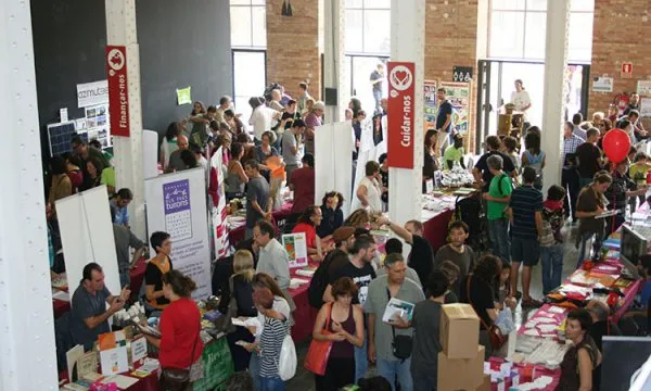 Panoràmica de la FESC, un espai ideal per donar a conèixer projectes d'economia social.