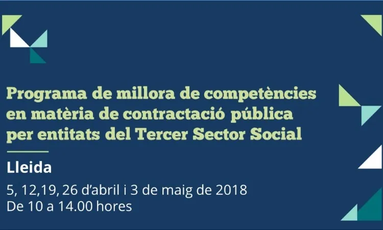 Programa de millora de competències en matèria de contractació pública a Lleida