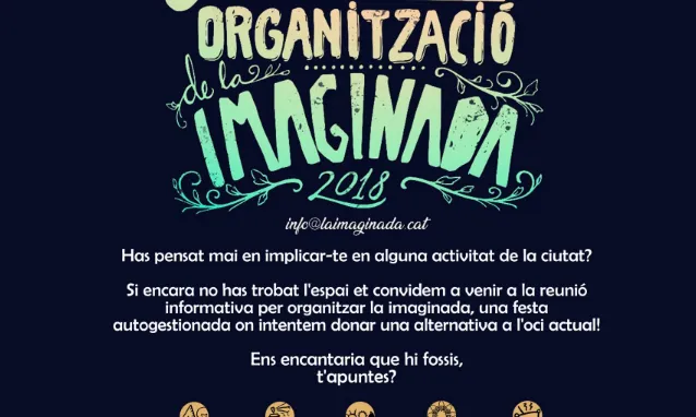Cartell de crida de voluntariat per a La iMAGInada.