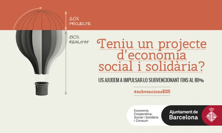 Es llença una nova convocatòria de subvencions per impulsar projectes d'economia social i solidària.