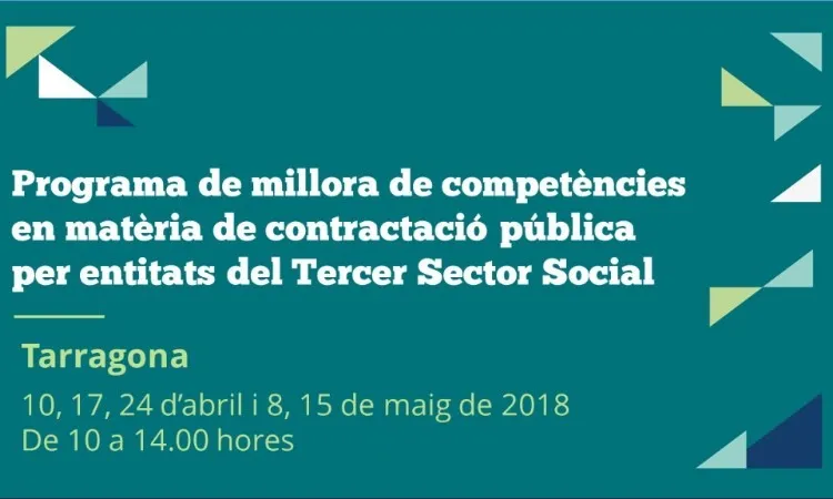 Programa de millora de competències en matèria de contractació pública a Tarragona