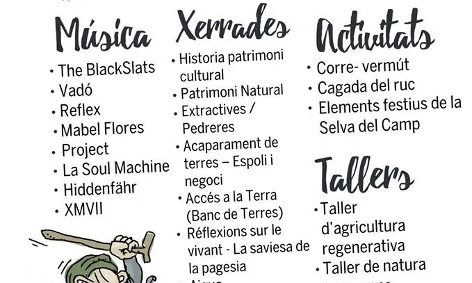 Cartell de la 4ª edició de la Festa pel Territori 