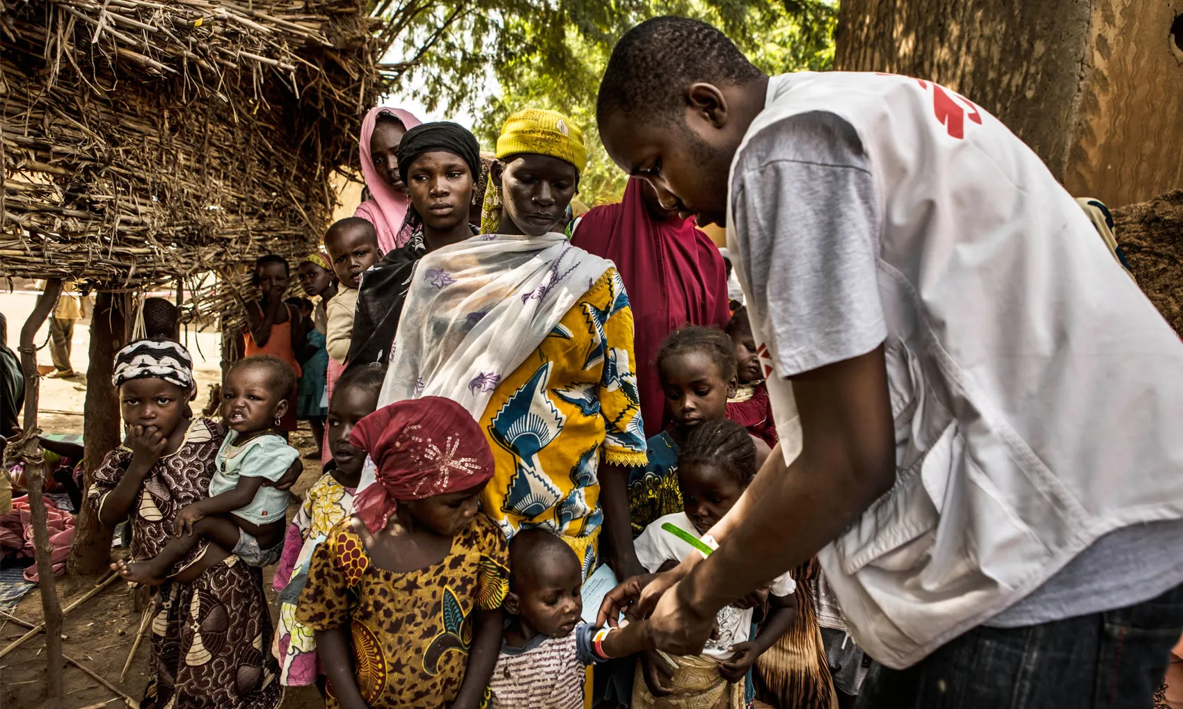 Algunes criatures pateixen malnutrició i malària