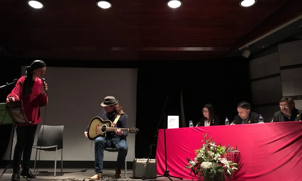 Pili Cugat i Carlos Lupprian amenitzen l'acte