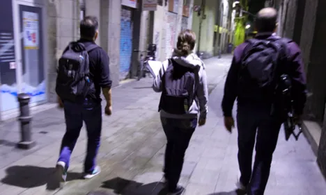 Recompte nocturn de persones dormint als carrers de Badalona