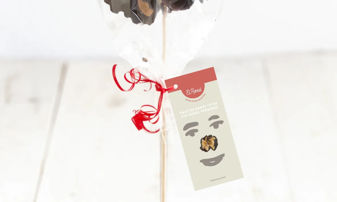 Rosa de galeta i xocolata d'El Rosal