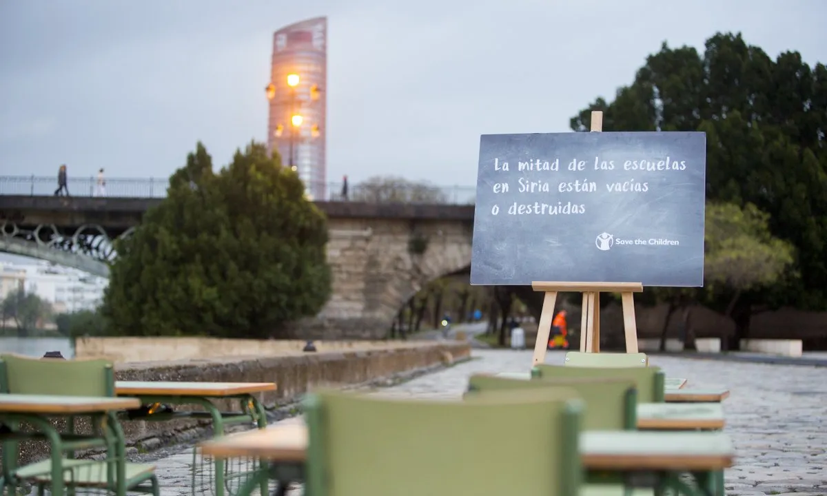 campanya de Save the Children a Sevilla