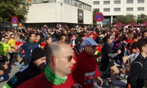 Cursa durant la Setmana Saludable i Sostenible del 2016 a la UAB