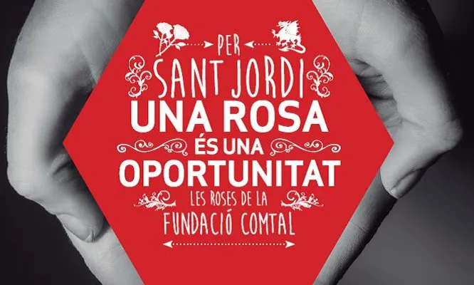 Amb motiu de Sant Jordi, Fundació Comtal organitza cada any la campanya 'Una rosa és una oportunitat'