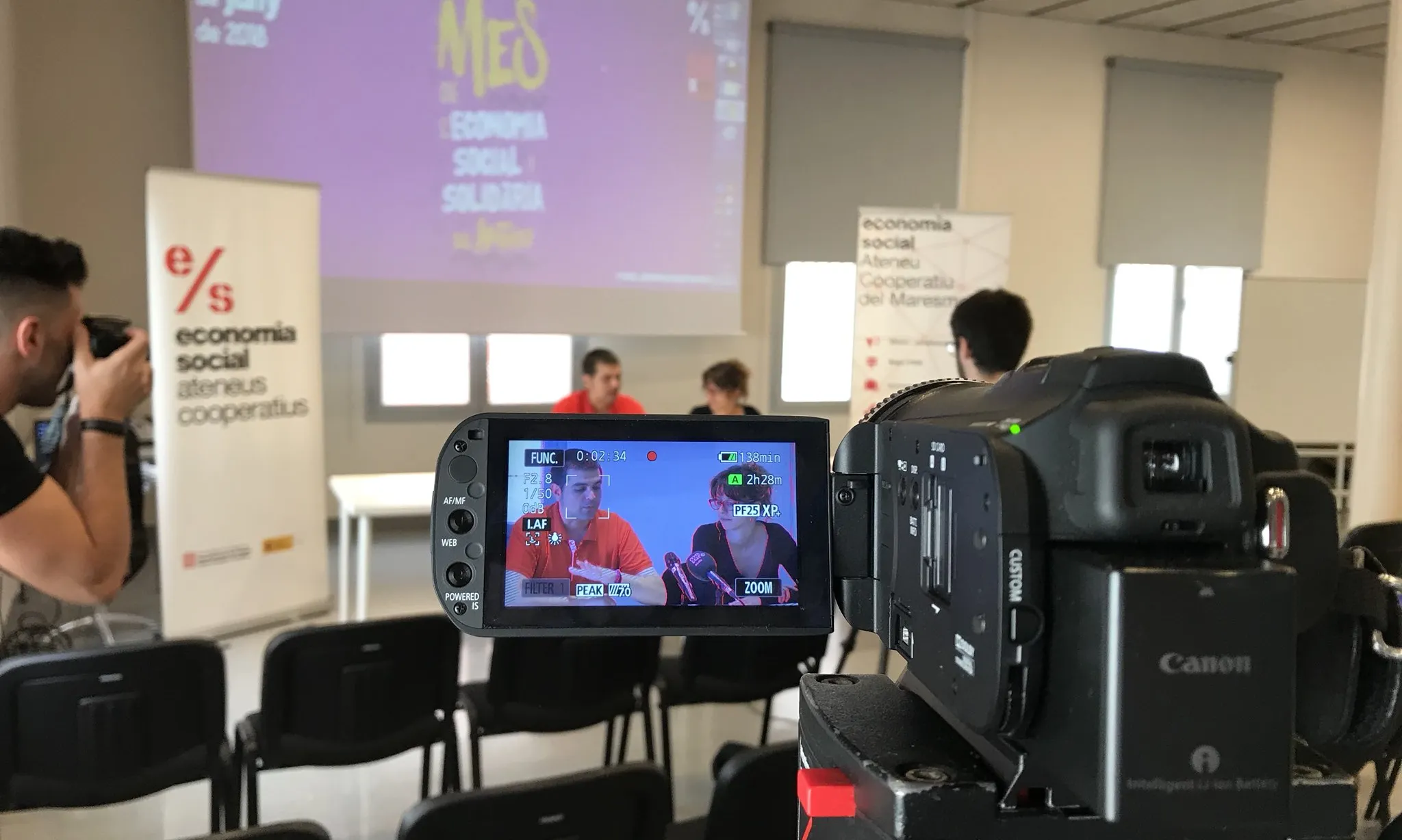 Acte de presentació del #MESSMataró a Cafè de Mar.