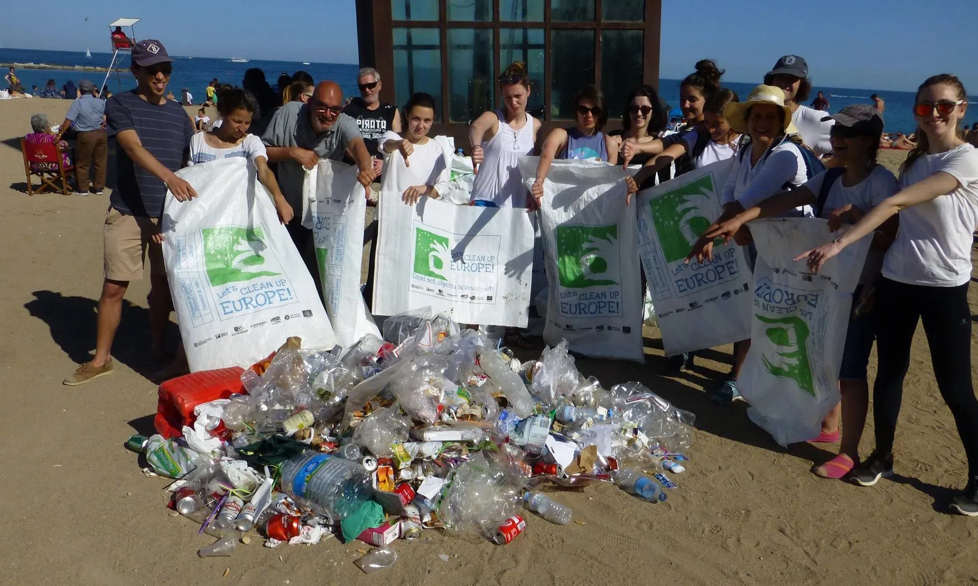 El grup Zero Waste organitza una acció a Barcelona