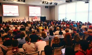 Caps (monitors i monitores) participant en l'European Scout Conference