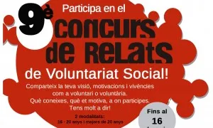 9è Concurs de Relats de Voluntariat Social a Girona