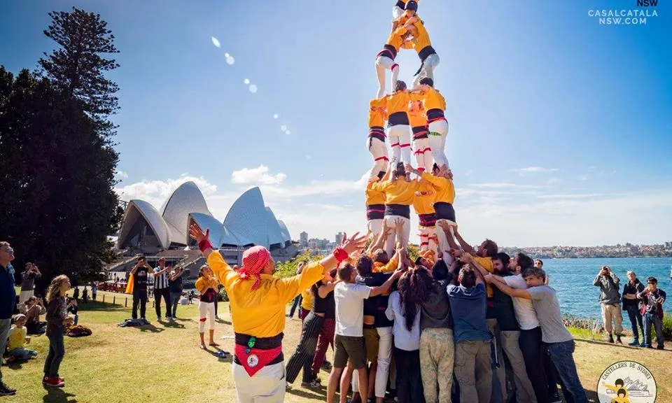 Els 'Kangaroos' amb l'òpera de Sydney de fons. 