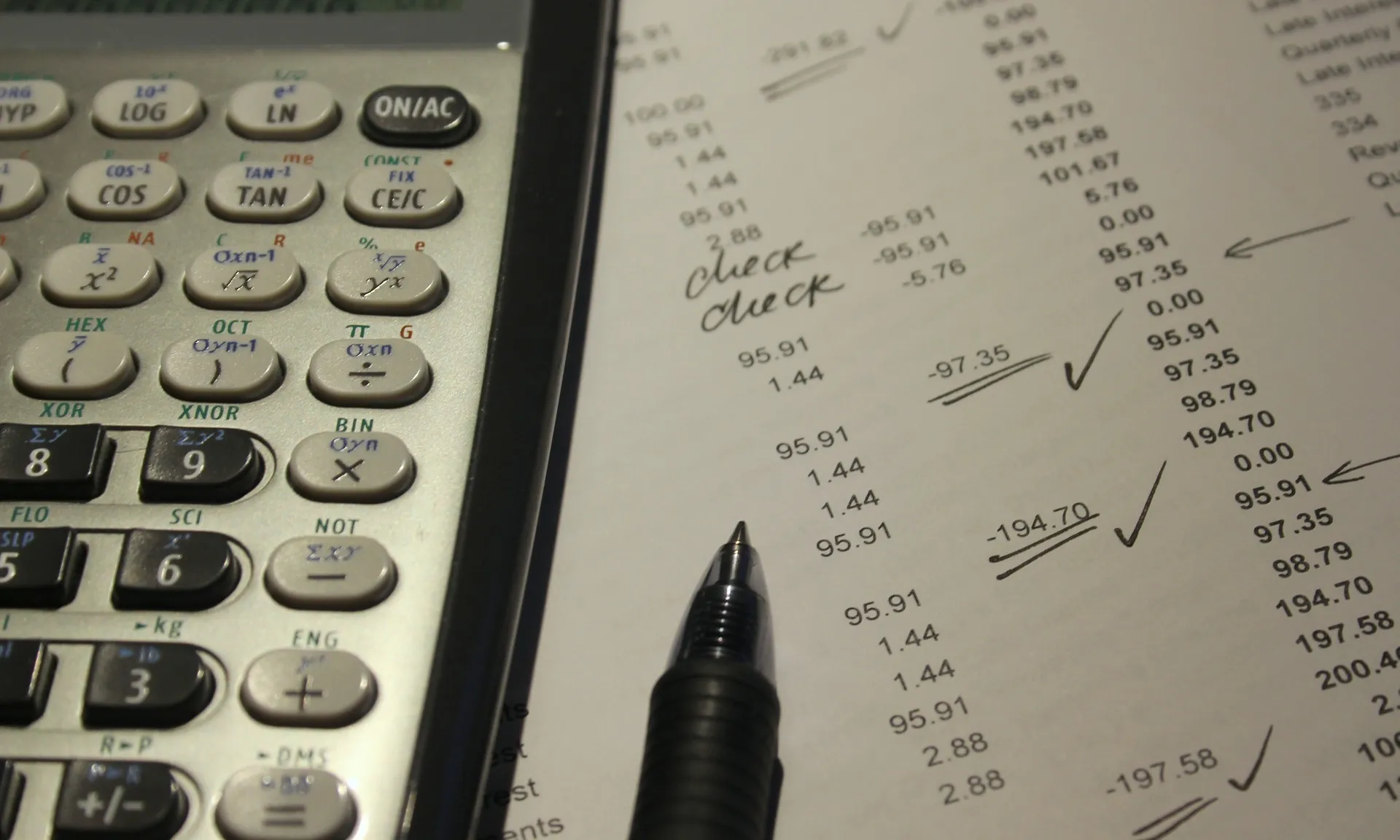 Comptabilitat i calculadora