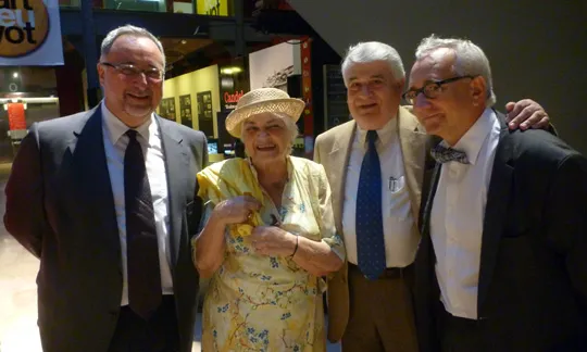 Boya en un acte de la Fundació Candel