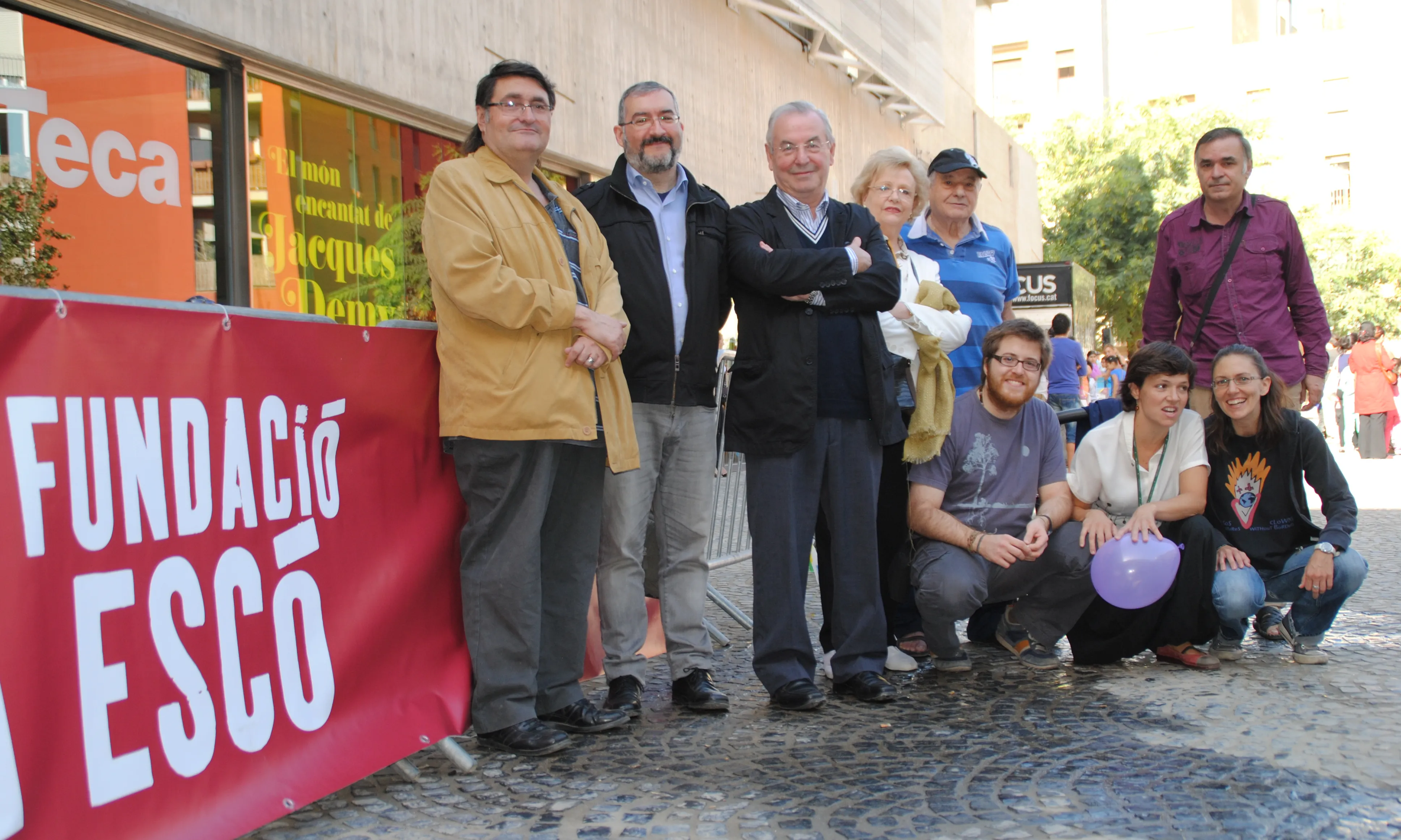 Equip tècnic i voluntariat de la Fundació Escó.