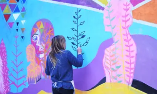 La creació artística és un dels valors que promou l'entitat entre la seva comunitat.