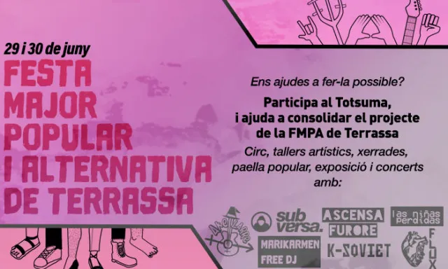A la FMAP participen diversos col·lectius de Terrassa