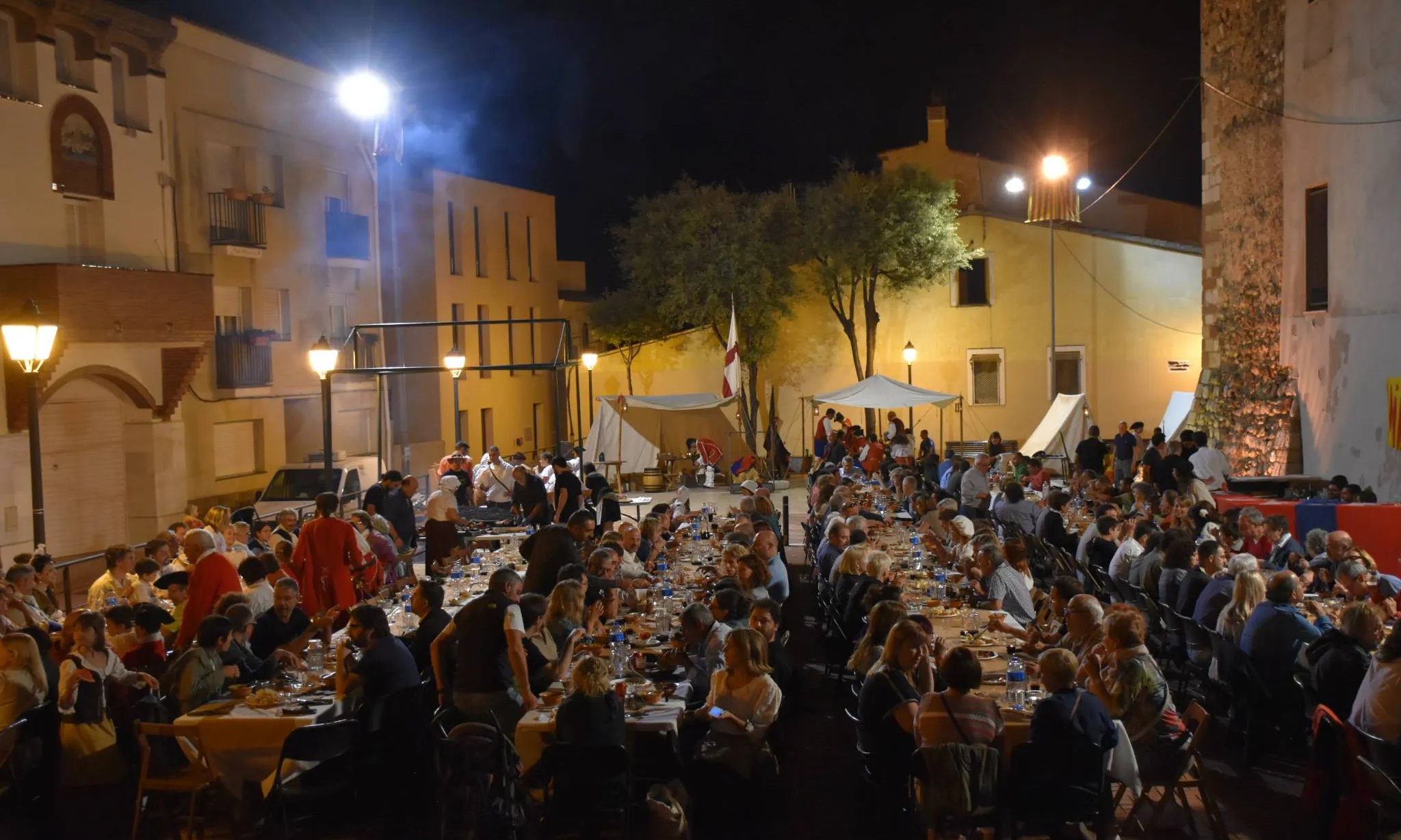 Imatge del sopar de germanor de la Festa dels Miquelets.