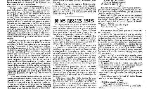 Article a 'Catalunya Nova' el 1908