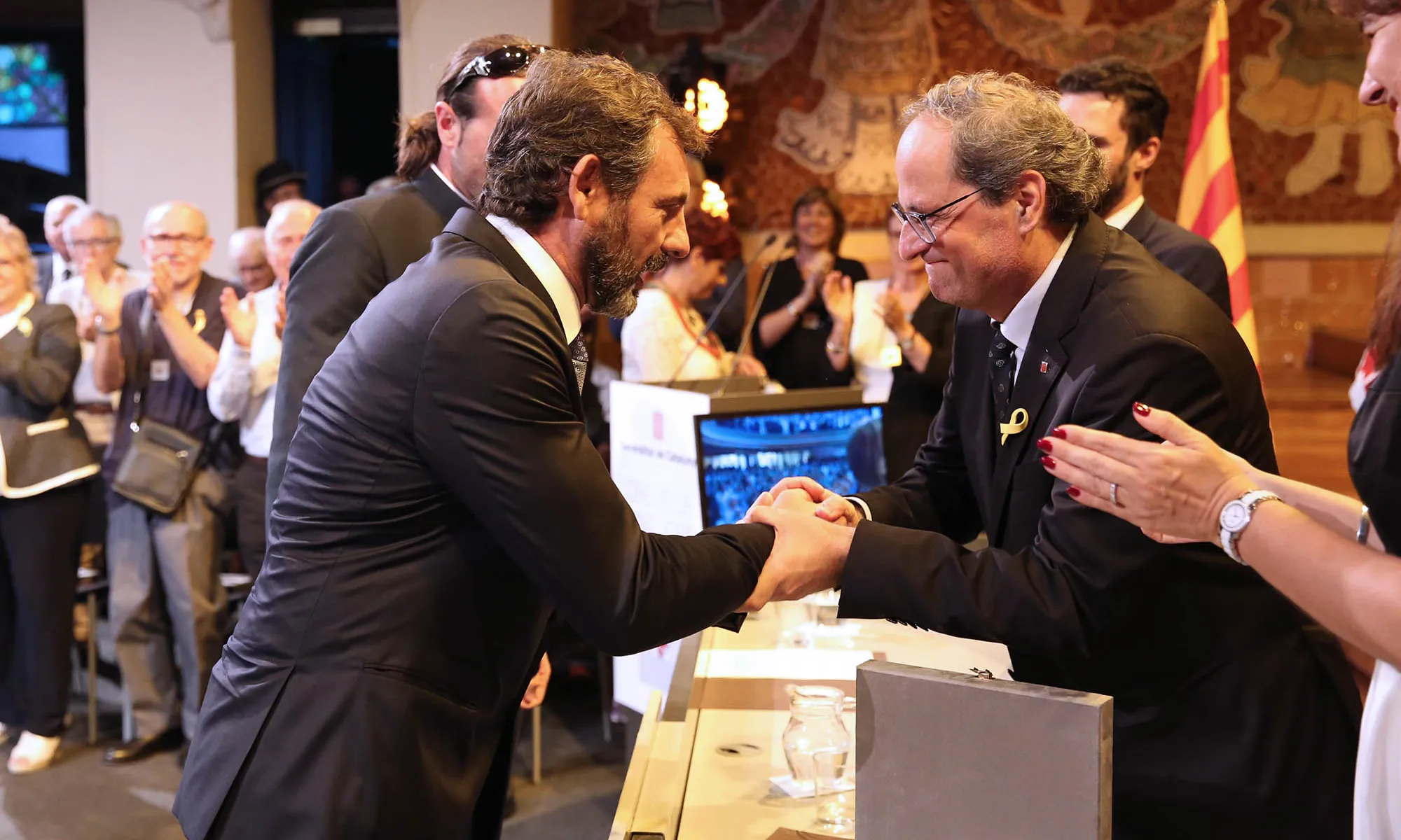 Entrega de la Creu de Sant Jordi a Proactiva Open Arms