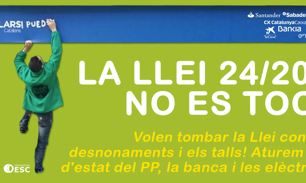 El Govern del PP va interposar un recurs d'inconstitucionalitat contra aquesta llei que manté en suspensió alguns dels articles.