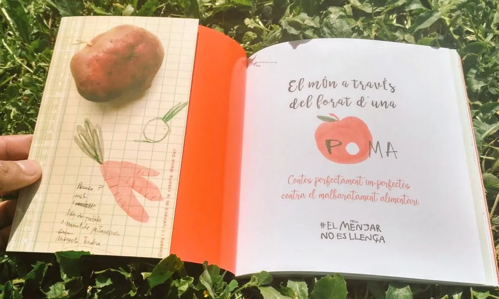 El món a través del forat d'una poma és un recull de contes contra el malbaratament alimentari