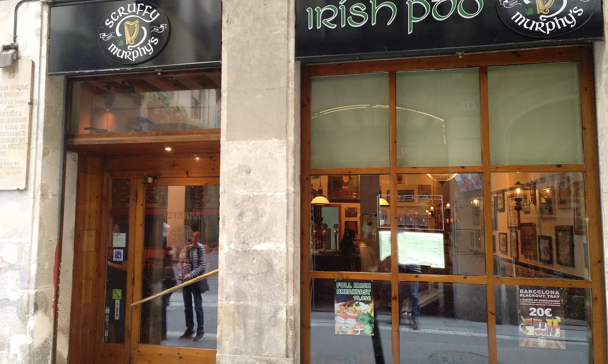Imatge del pub irlandès que substitueix el Restaurant Pitarra