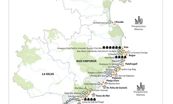 La Plataforma pretén fer front a més de 20 projectes d'impacte ambiental entre Llançà i Lloret de Mar