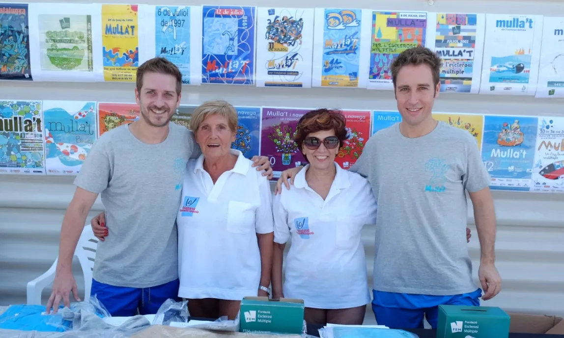Voluntariat del 'Mulla't per l'Esclerosi Múltiple' a Figueres.