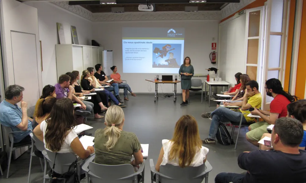 Formació grupal en el marc del programa Acompanyament Cooperatiu.