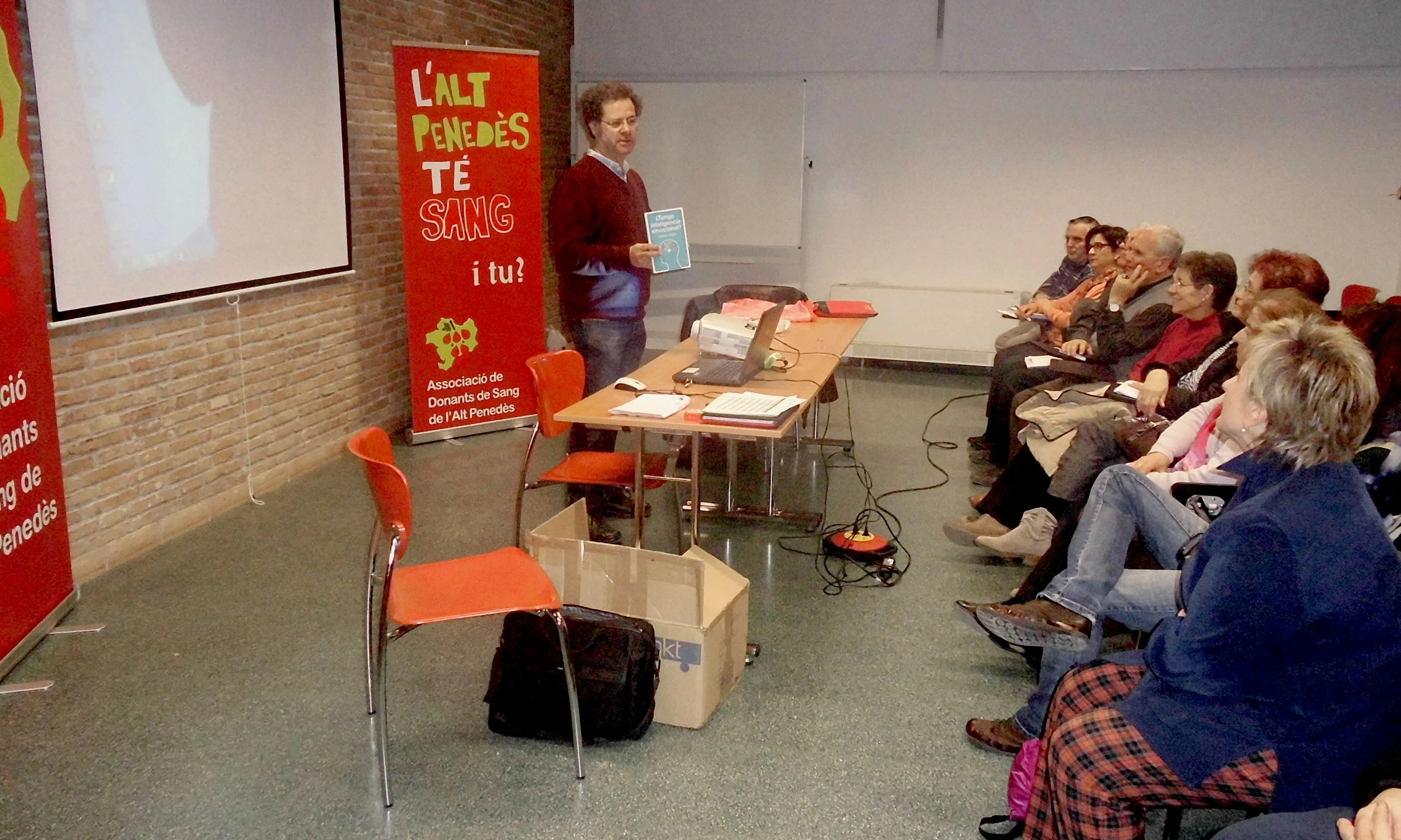 Xerrada amb projector