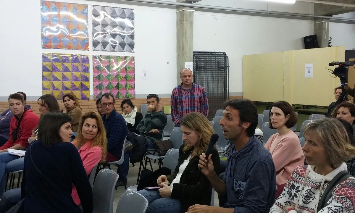 Torn de paraula en la conferència #Aprendreperprojectes