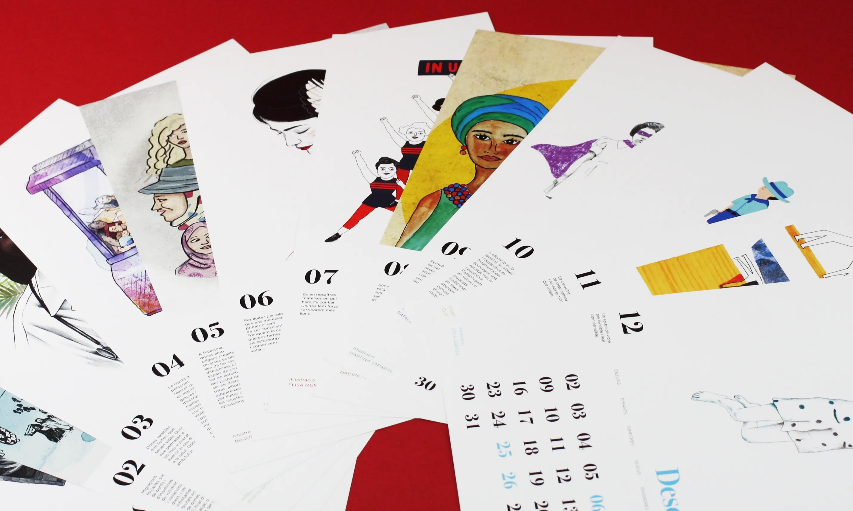 Calendari solidari drets de les dones