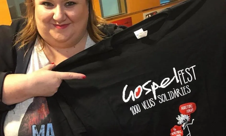 L'actriu Itziar Castro ha donat suport al concert GospelFest.