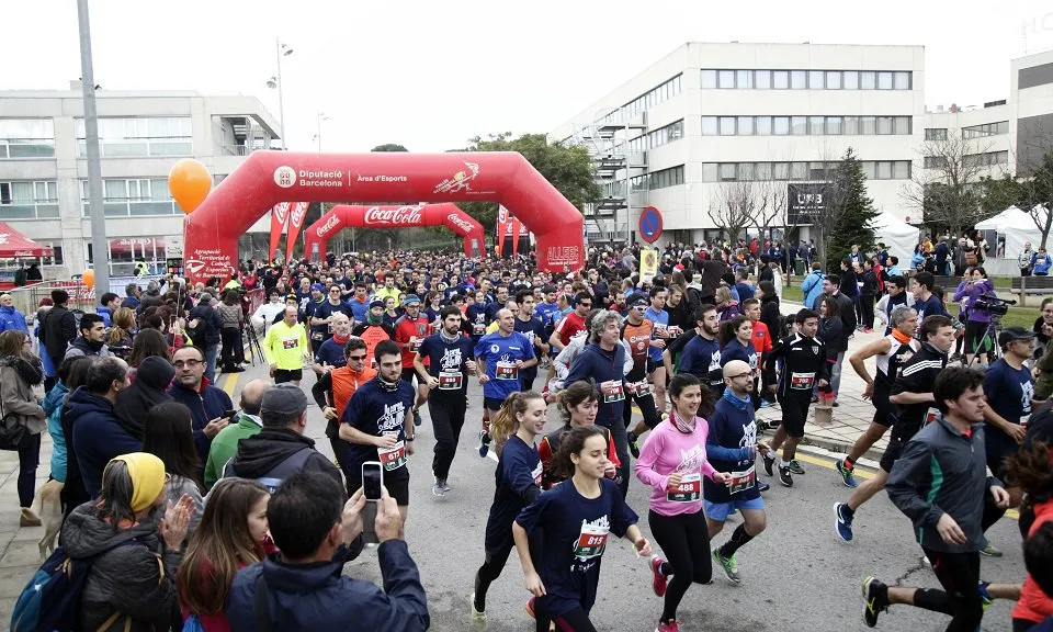 Imatge de la sortida de Cursa de la UAB 2017