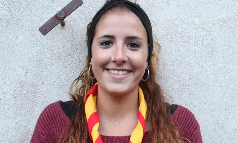 Laia Laborda, membre de l'Àmbit de Participació Infantil i Juvenil de MEG