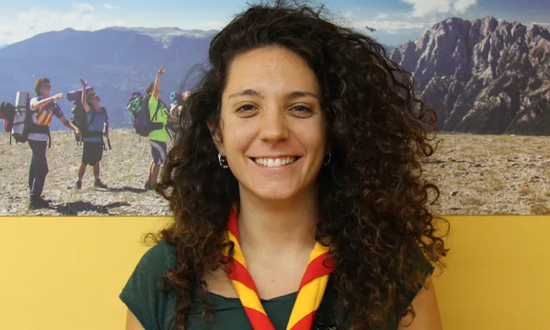 Laia Sales, membre de l'Àmbit de Participació Infantil i Juvenil de MEG