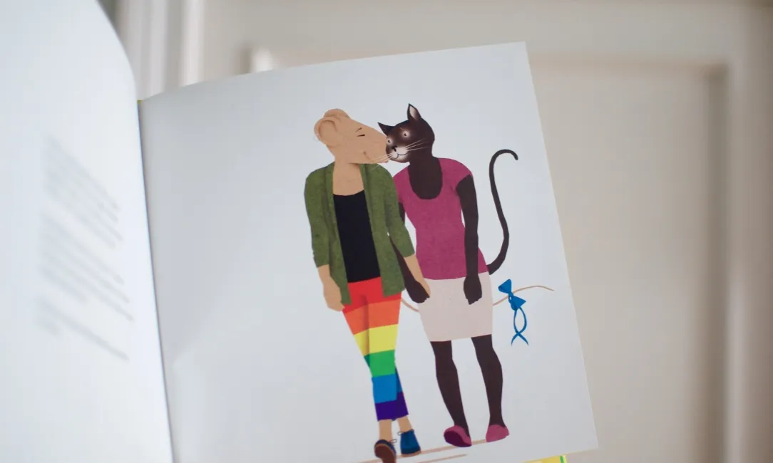 Il·lustració del conte 'La rateta presumida' de Cuatro Tuercas