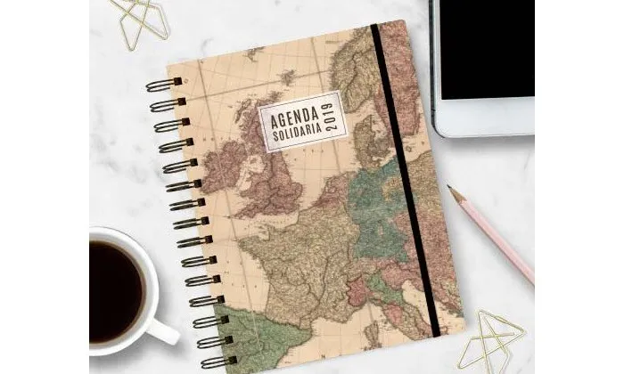 Aquesta agenda l'han dissenyat i fabricat treballadors/es de Prodiscapacitats Fundació Privada Terrassenca (Prodis).