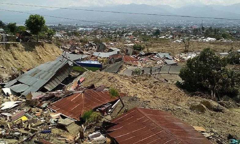 La zona afectada es troba entre l'estret de Sonda.