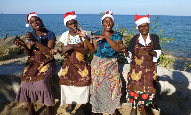 Celebrant el Nadal a Àfrica. 