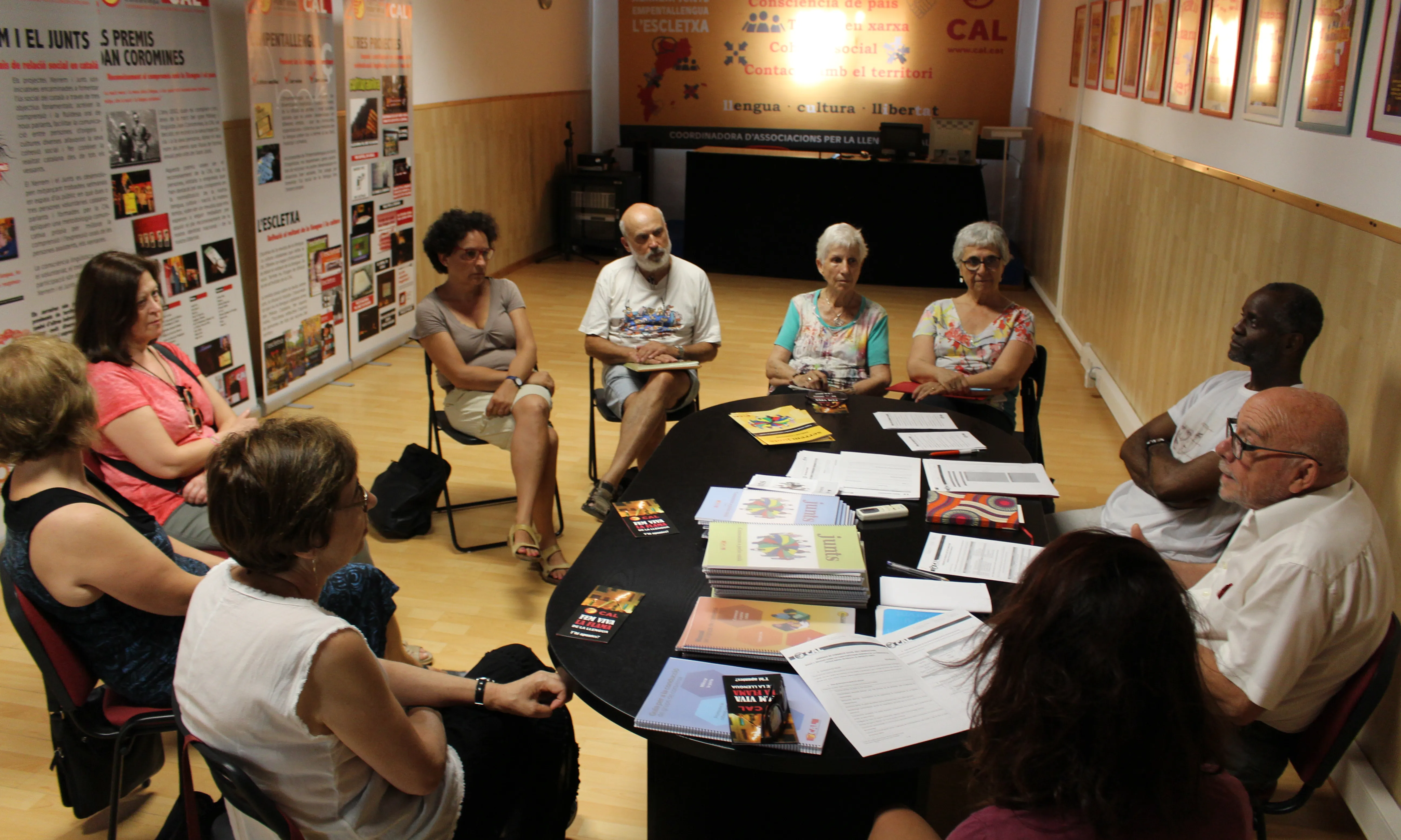 Una de les converses del 'Xerrem Junts' (CAL)