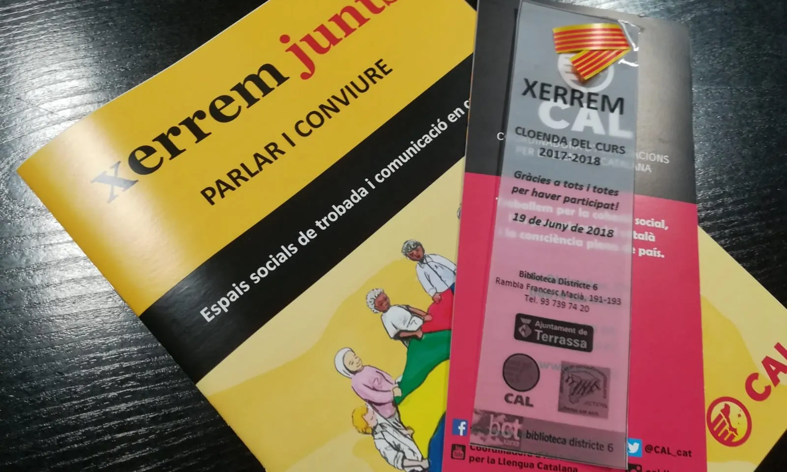 Material divers emprat pels 'veïns' en el guiatge de les trobades