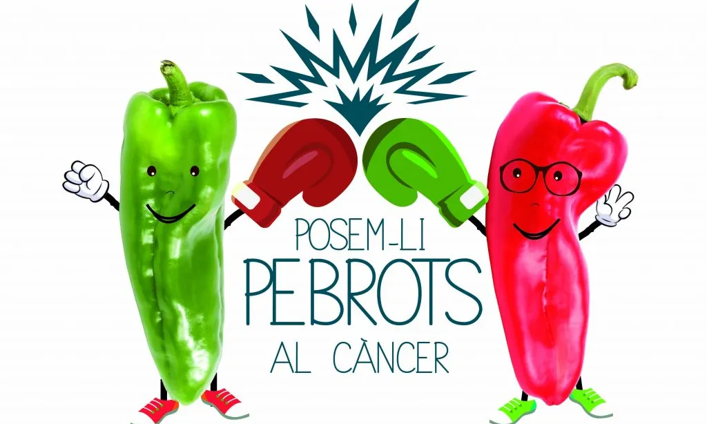 Cartell promocional del 'Posem-li pebrots al càncer!'