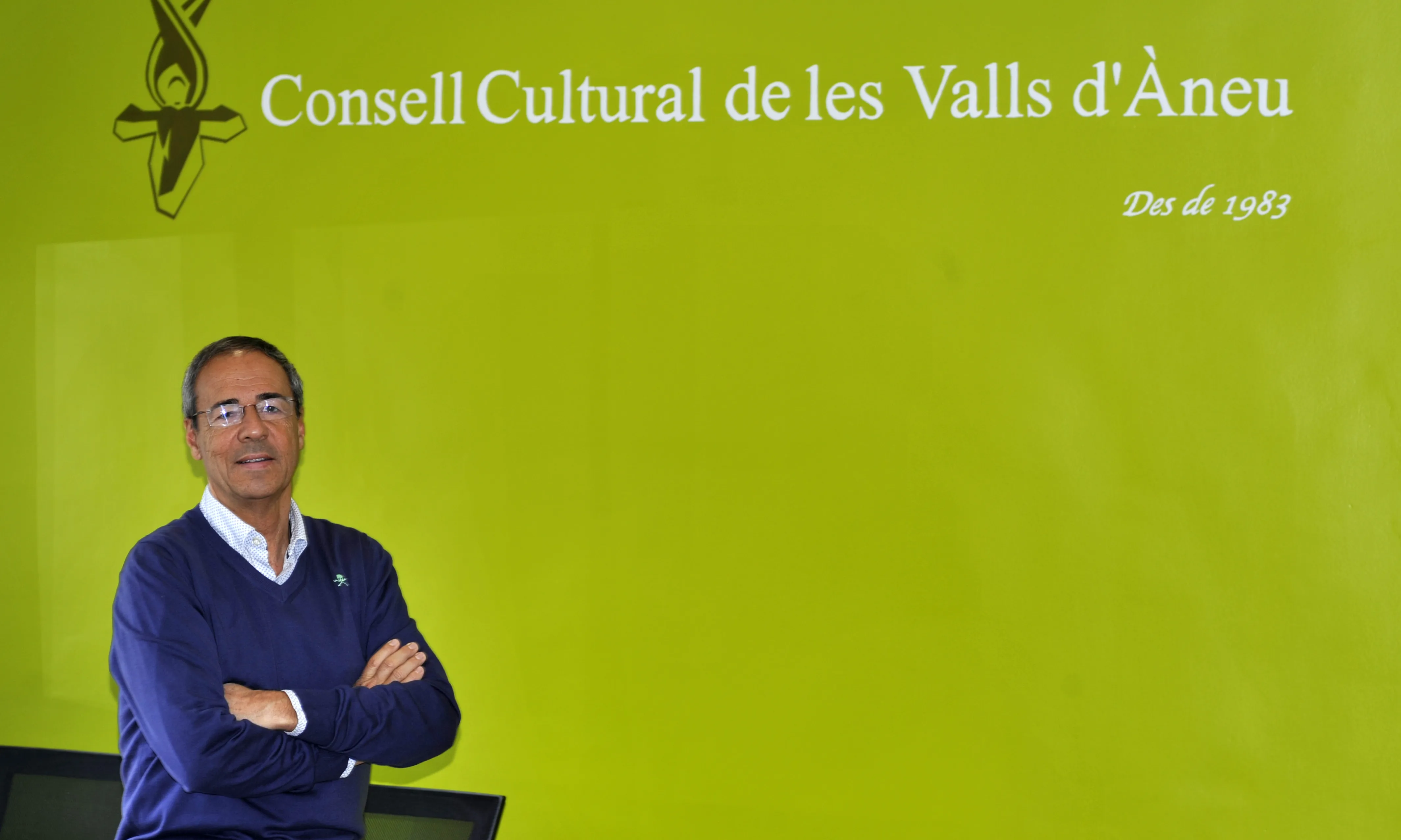 Ferran Rella a la Sala Àrnica del Consell Cultural de les Valls d’Àneu