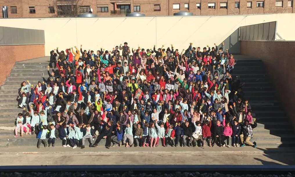 Foto alumnes escola Joc de la Bola de Lleida