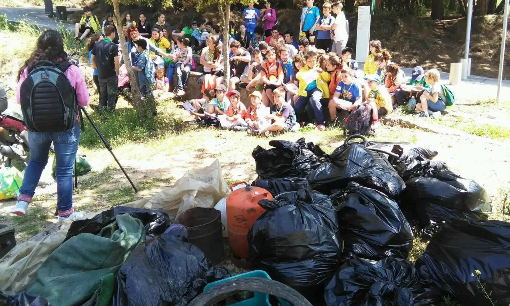Al 'Clean Up The Med' participa tot l'agrupament.